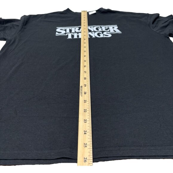 Stranger Things Netflix T-Shirt Black Mens Medium Official Tee Brand New - Picture 3 of 6